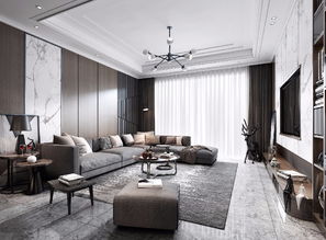 瑞城現代黑白灰風 機械設備與配件的藝術融合